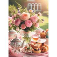 Wenskaarten Gefeliciteerd pak a 10 stuks