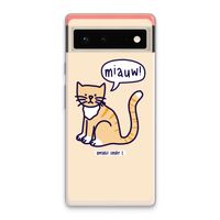 Miauw: Google Pixel 6 Transparant Hoesje