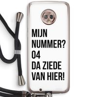 Da ziede van hier: Motorola Moto G6 Transparant Hoesje met koord