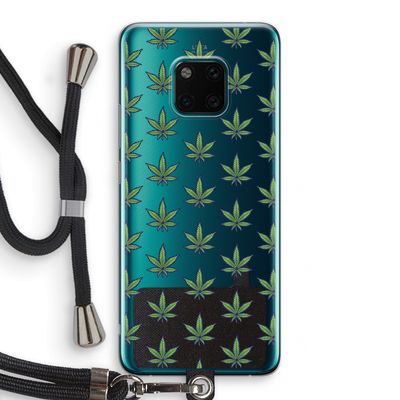 Weed: Huawei Mate 20 Pro Transparant Hoesje met koord