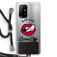 Badass Babes Club: Oppo A94 5G Transparant Hoesje met koord