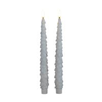 Dinerkaars kerstboom 27 cm wit - Annas collection