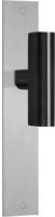 Formani Piet Boon TWO PBT22P236SFC deurkruk op schild blind - mat RVS/eikenhout zwart