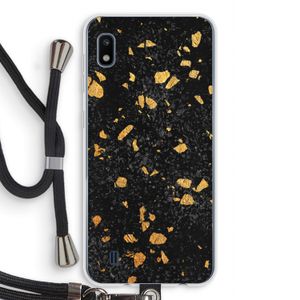 Terrazzo N°7: Samsung Galaxy A10 Transparant Hoesje met koord