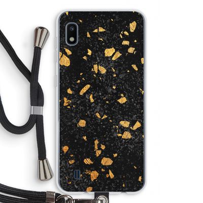 Terrazzo N°7: Samsung Galaxy A10 Transparant Hoesje met koord