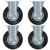 VidaXL Vaste wielen 4 st 125 mm