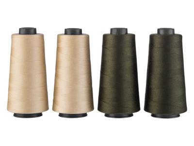 crelando Overlock naaigaren (naturel/olijfgroen)