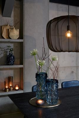 Light & Living Bohemian hanglampPlumeria zwart Ø 50cm - 2963412
