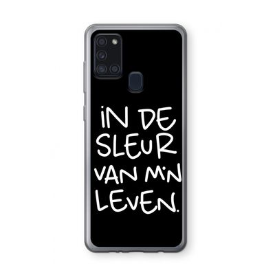 De Sleur: Samsung Galaxy A21s Transparant Hoesje