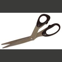 C.K Universele schaar voor trim of snij werk, gebogen lateraal voor het werken op vlak terrein, met dubbel handvat gat, 210 mm lengte C8431