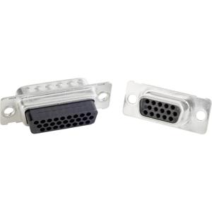 Conec 164X11949X D-sub female connector 180 ° Aantal polen: 15 Crimpen 1 stuk(s)