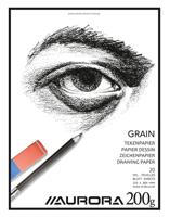 Tekenblok aurora 27x36cm 20 vel 200gr grain | 10 stuks