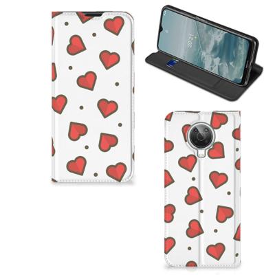 Nokia G10 | G20 | Hoesje met Magneet | Hearts