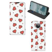 Nokia G10 | G20 | Hoesje met Magneet | Hearts