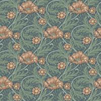 Dutch Wallcoverings Angas - Esther Blue - Blauw