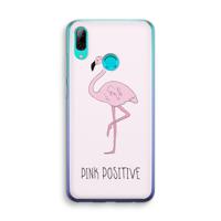 Pink positive: Huawei P Smart (2019) Transparant Hoesje - thumbnail