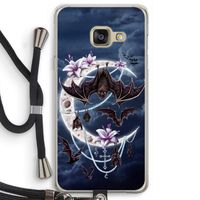 Vleermuizen Maan: Samsung Galaxy A3 (2016) Transparant Hoesje met koord