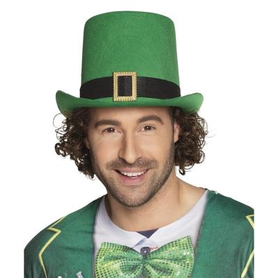 Boland St Patricks Day thema - groen - verkleed hoed - volwassenen - Ierland feestartikelen