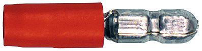 HERTH+BUSS Round plug 0.5-1.0qmm d1= 4mm red a 100 pcs.