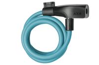 AXA Resolute 8-120 Kabelslot - Turquoise AXA Resolute 8-120 Kabelslot - Turquoise