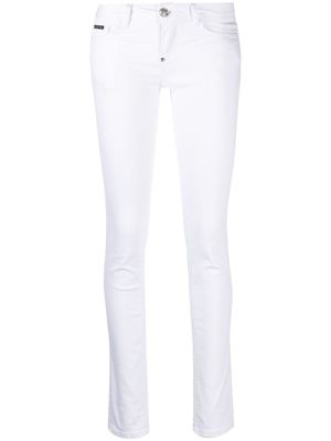 Philipp Plein jean Iconic slim - Blanc