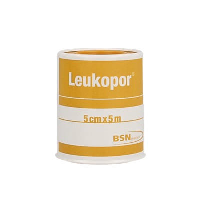 Leukopor Hechtpleister 5m x 5cm 1 Stuks