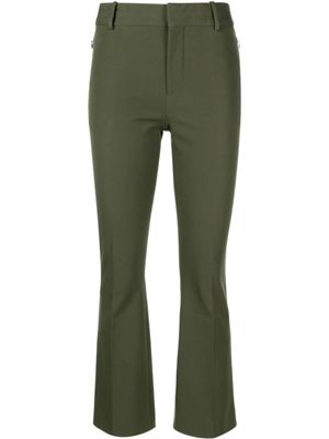 FRAME pantalon en coton stretch à coupe courte - Vert