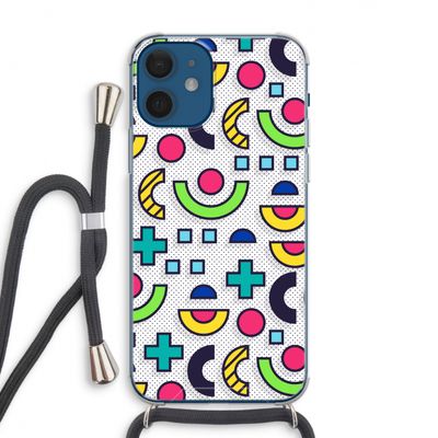 8-bit N°6: iPhone 12 Transparant Hoesje met koord