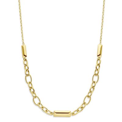 Ketting Balkjes geelgoud 5,5 mm 41-45 cm