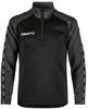 Craft 1912733 Squad 2.0 Half Zip Jr - Black/Granite - 110/116