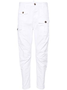 DSQUARED2 pantalon skinny Sexy à poches cargo - Blanc