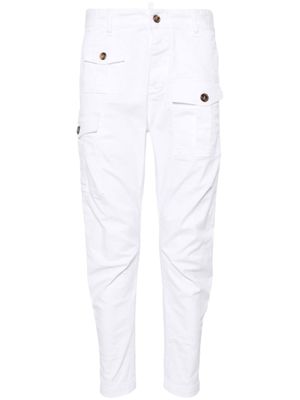 DSQUARED2 pantalon fuselé Sexy à poches cargo - Blanc