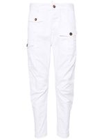 DSQUARED2 pantalon fuselé Sexy à poches cargo - Blanc