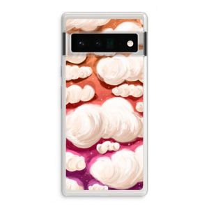 Katoen Wolken: Google Pixel 6 Pro Transparant Hoesje