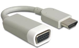 DeLOCK 65469 video kabel adapter VGA (D-Sub) HDMI Type A (Standaard) Wit