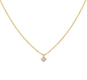 TFT Collier Geelgoud Diamant 0.10ct H SI 1,25 mm x 41-43-45 cm
