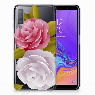 Samsung Galaxy A7 (2018) | TPU Case | Roses