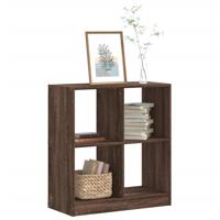 Boekenkast 68,5x32x75 cm bewerkt hout bruin eikenkleurig