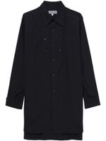 Yohji Yamamoto chemise en coton à manches longues - Noir - thumbnail