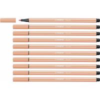 Markeerstiften Stabilo Pen 68 Vlees (10 Onderdelen) - thumbnail