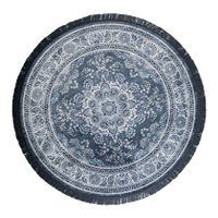 Dutchbone Bodega Vloerkleed Ø 175 cm - Blauw Dutchbone Bodega Vloerkleed Ø 175 cm - Blauw