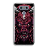Hell Hound and Serpents: LG G6 Transparant Hoesje