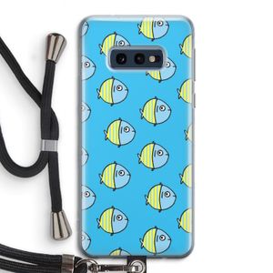 Visjes: Samsung Galaxy S10e Transparant Hoesje met koord