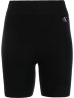 Calvin Klein Jeans short de cyclisme en maille - Noir