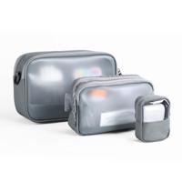 Ulanzi BP15 SeeClear Tech Pouch KIT organiserset 3 stuks met transparante vakken voor kabels en gadgets