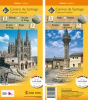Wandelkaart 11-14 Camino Santiago de Compostella Belorado - Boadilla | CNIG - Instituto Geográfico Nacional