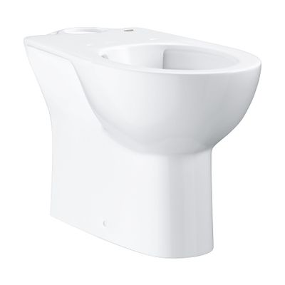 GROHE Bau Ceramic staande wc, randloze technologie, glanzend keramiek, Alpine wit, spoelvolume 6/3 l, verticale afvoer, inclusief bevestigingsset GROHE Bau Ceramic staande wc, randloze technologie, glanzend keramiek, Alpine wit, spoelvolume 6/3 l, verticale afvoer, inclusief bevestigingsset