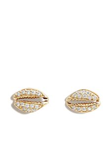 Sydney Evan puces d'oreilles en or 14ct serties de diamants