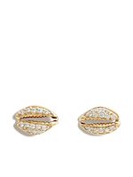 Sydney Evan puces d'oreilles en or 14ct serties de diamants - thumbnail