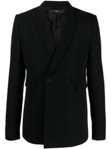 SAPIO blazer en laine à simple boutonnage - Noir